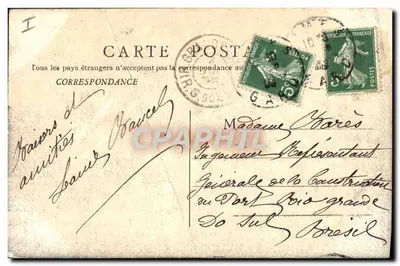 Nîmes — Le Théâtre — Éditeur F. Chalon-Saons — Verso