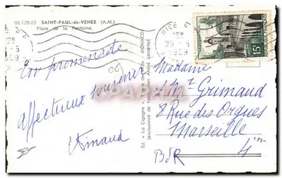 Cygieńka — Fontaine — Wydawnictwo André Lecointe — Rewers