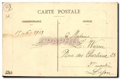 Woud van Fontainebleau — De KoningsTafel — uitgever niet zichtbaar, n° 71 — Achterkant