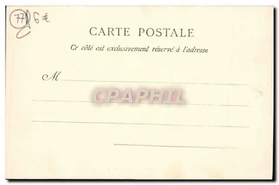 Montceaux — Kasteel van la Belle Gabrielle — anoniem, nr. 745 — Achterkant