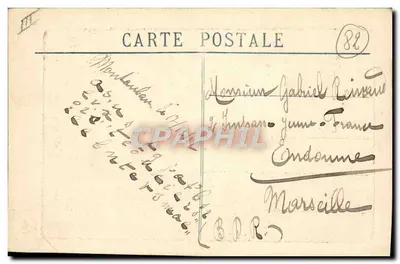 Montauban — Faculté de Théologie Protestante — Édition spéciale des Magasins Réunis — Verso