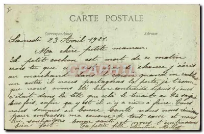 Reims w Ruinach — po wycofaniu Niemców — Rue de l'Étape — Thirillier, wydawca, Épernay — Rewers