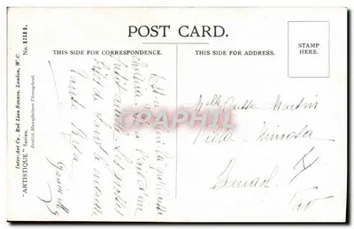 Seefahrerkind — HMS DREADNOUGHT — Inter-Art Co. London — Rückseite