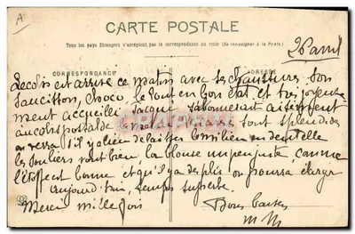 Una Corsa di Sci - Un Sottufficiale di Briançon, primo arrivato alla Corsa degli Alpini — Fototipia Labouche, Toulouse — Verso