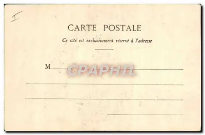 W wagonie — scena rozmowy — Fototypia A. Bergeret i Cie - Nancy — Rewers