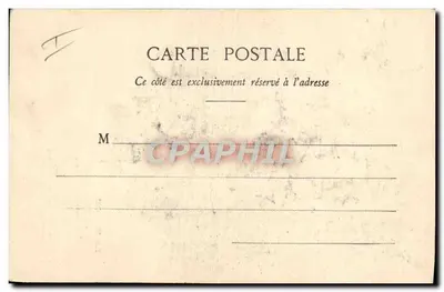 W wagonie — scena romantyczna — Phototypie A. Bergeret et Cie, Nancy, nr VIII — Rewers