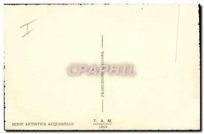 Vista marítima com vela — T.A.M. 1313 — Produção Italiana — Verso