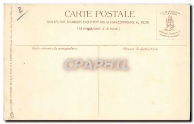 淡水水手 V — P.V. Bradshaw — Raphael Tuck & Fils 出版 — 背面