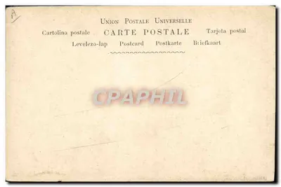 Sujeto mitológico — Escena de bosque — Union Postale Universelle — Reverso