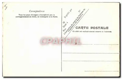 Mulher nua em um décor de palmeiras — Le Tub, V.P. Paris, n° 3953 — Verso