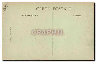 As Fiestas da Vitória em Paris — 14 de julho de 1919 — General Pershing — Verso