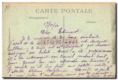 Festa da Independência Americana em Paris - 4 de julho de 1918 — Visué, Paris — Verso