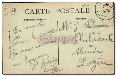 Parade van Amerikaanse verpleegsters — Revue van 4 juli 1918 — Avenue des Champs-Élysées — A.P. — Gekwalificeerd Parijs — Achterkant