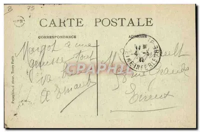Revue du 4 Juillet 1918 — Amerykańskie pielęgniarki marszują przed Statuą Washingtona — A.P. — Wizyta w Paryżu — Rewers