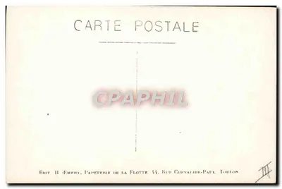 Vloot — oorlogsschepen op zee — Uitgever H. Emry, Fleet Paper Co., Toulouse — Achterkant