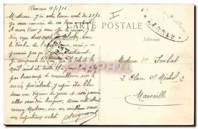 Rennes - Teatr — J. Sorel, wydawca, Rennes, nr 8 — Rewers