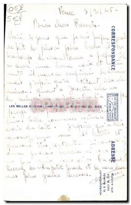 Saint-Paul de Vence — Ogólny widok — Adia, nr 12927 — Rewers