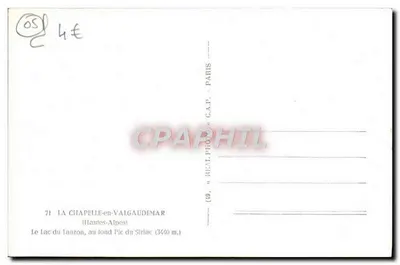 लॉज़ॉन के झील — पीछे सिरियाक के चोटी (3440 मीटर) — C.A.P. (71) — पीछे