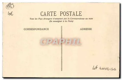 Cachoeira de Fontcouverte — Regiões de Briançon — Vale da Clairée — E.R. — n° 1533 — Verso