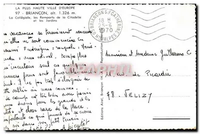 Briancón — Kolegiata i ogród — Wydawnictwo Airel — Rewers