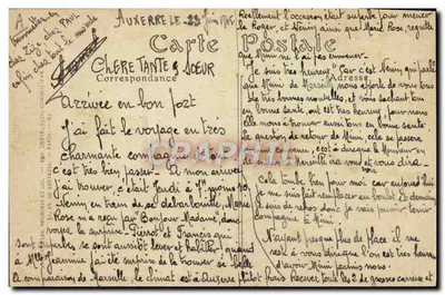 Auxerre — A Casa de Detenção Departamental — Toulor, editor — Auxerre. — Verso