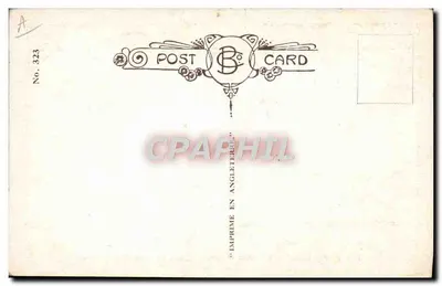 Zwemmen met reddingsboei — Gedrukt in Engeland — No. 323 — Achterkant