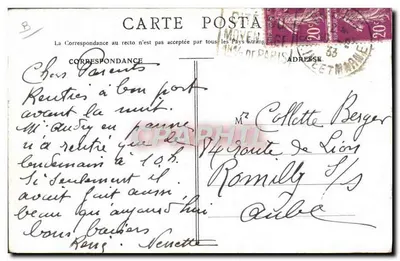 Loja de engarrafamento — Rum Chauvet — Editor: n°10 da série 'Antilhas'. — Verso