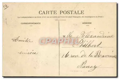 NANCY - Fêtes de la Vigne et du Houblon - Char de la Bière (Brune et Blonde) — Verso