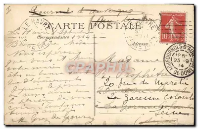 Le Havre — Wiołka wypływająca do portu — Wydawca ELD — Rewers