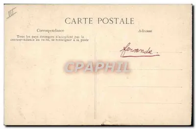 Navio a vela — desenho a tinta e aquarela — datado 2 de março de 1920 — Verso