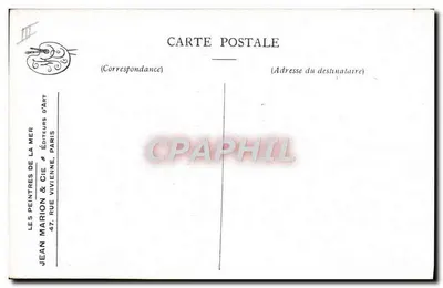 Embarcação a vela — Coureur de grands chemins — Royon, Série 8, No. 1 — Verso