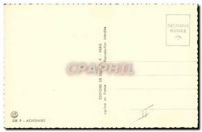 Naakt — artistieke pose — Éditions de Luxe, Parijs, n° 548 9 — Achterkant