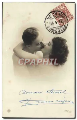 Embracing Couple — Studio Photo — Unknown Publisher, Series No. 2219/120