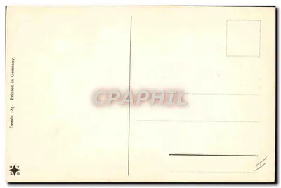 El Beso — escena de pareja abrazada — Dibujo 185, impreso en Alemania — Reverso