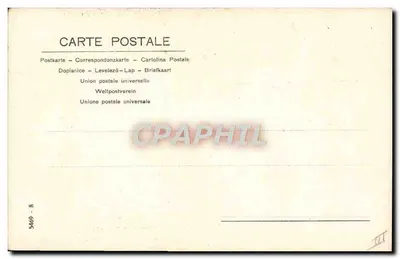 Mulher em robe de chambre diante de um espelho — cena interior — n°5469-8 — Verso