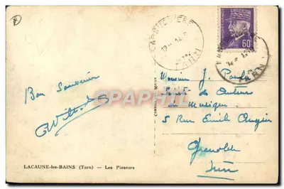 Les Pisseurs — Lacaune-les-Bains (Tarn) — Cim — Rewers