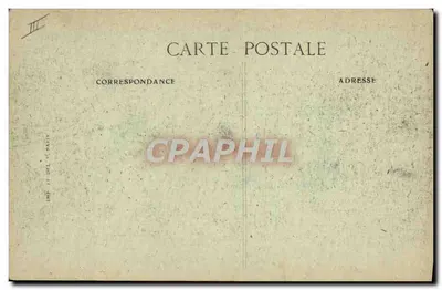 Desfile do Geral Pershing em Paris — 14 de julho de 1919 — Editor B.P.D. — Verso