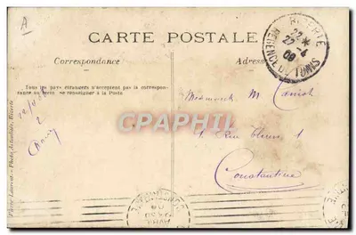 Navio militare — Tunisia — Editore Pierre Laurent — Verso