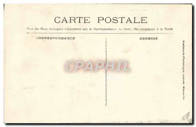Catástrofe del "Iéna" — Monseñor Guilbert Obispo de Préjus, el Clero que se dirige a la Ceremonia — Ateliers de Fototipia Juende Marsella — Reverso