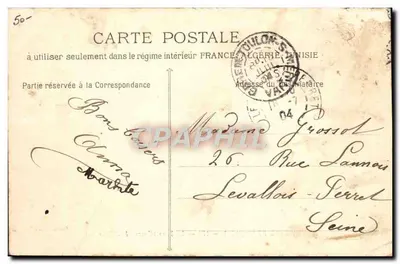 O Iéna (Cruiser de Esquadra) — Marinha Francesa 176 — Clavel Edit, Toulon — Verso
