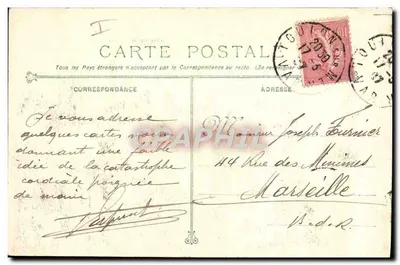 ईना बेलेट के जहाज के अवशेष — 12 मार्च 1907 के बर्फ फटने के बाद — मैरियस बार के फोटोटाइप — तौलूज़ — पीछे
