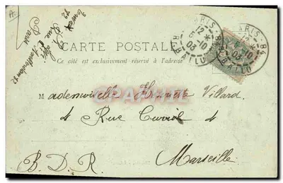 Paryż — Champs-Élysées — Teatr Marigny — Renée Lévi — Rewers