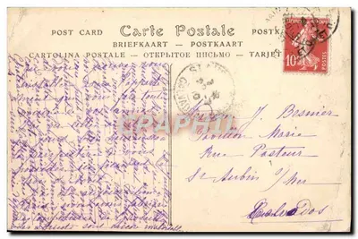 Saint-Germain-en-Laye — Wspinaczka i zjazd na Pecq — ND. Fot. — Rewers