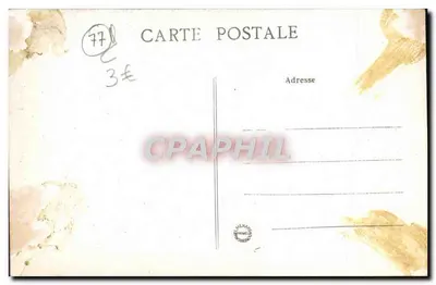 Palácio de Fontainebleau — O Batistério e os dois Hermes — Coleção Artística L. M. — Verso