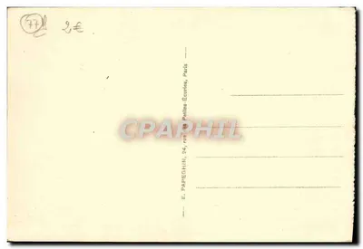 Floresta de Fontainebleau — A Mesa do Rei — E. Papeghin, 24, rue des Petites-Ecuries, Paris — Verso
