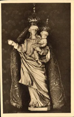 Nossa Senhora do Lauzet — estátua coroada — editor desconhecido, número de série não visível