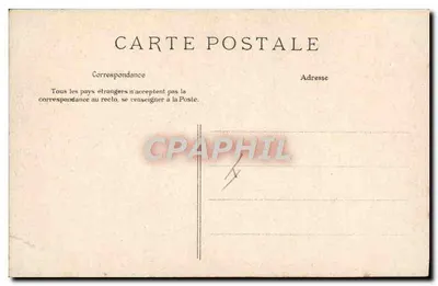 Fontainebleau — Kościół protestancki — E.L.D. — Rewers