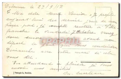 Divonne-les-Bains — Kościół protestancki — Phototypie Co, Neuchâtel, n° 11448 — Rewers