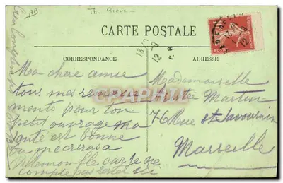 Vichy — La Rue de Nîmes — La Brasserie Gambrinus — LL. n°348 — Reverso