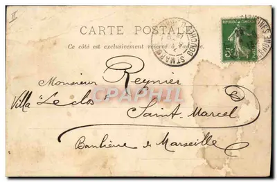 Grande Brasserie de Champigneulles — Façade Ouest — éditeur impr. sur la carte — Rückseite